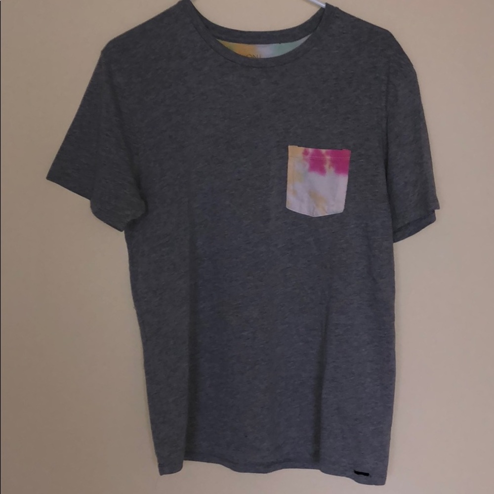 Pocket tie dye shirt